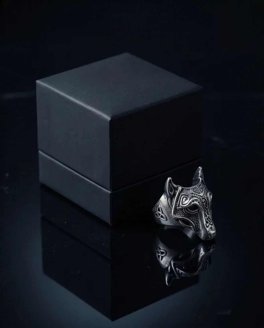 Wolf Ring (often associated with Fenrir from Norse mythology).
