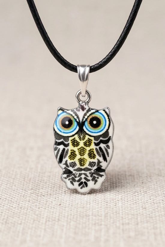 The Monochrome Owl Pendant