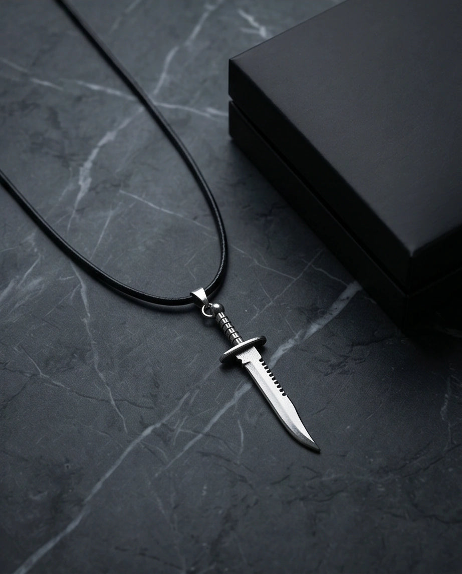 The Huntsman Combat Dagger Necklace