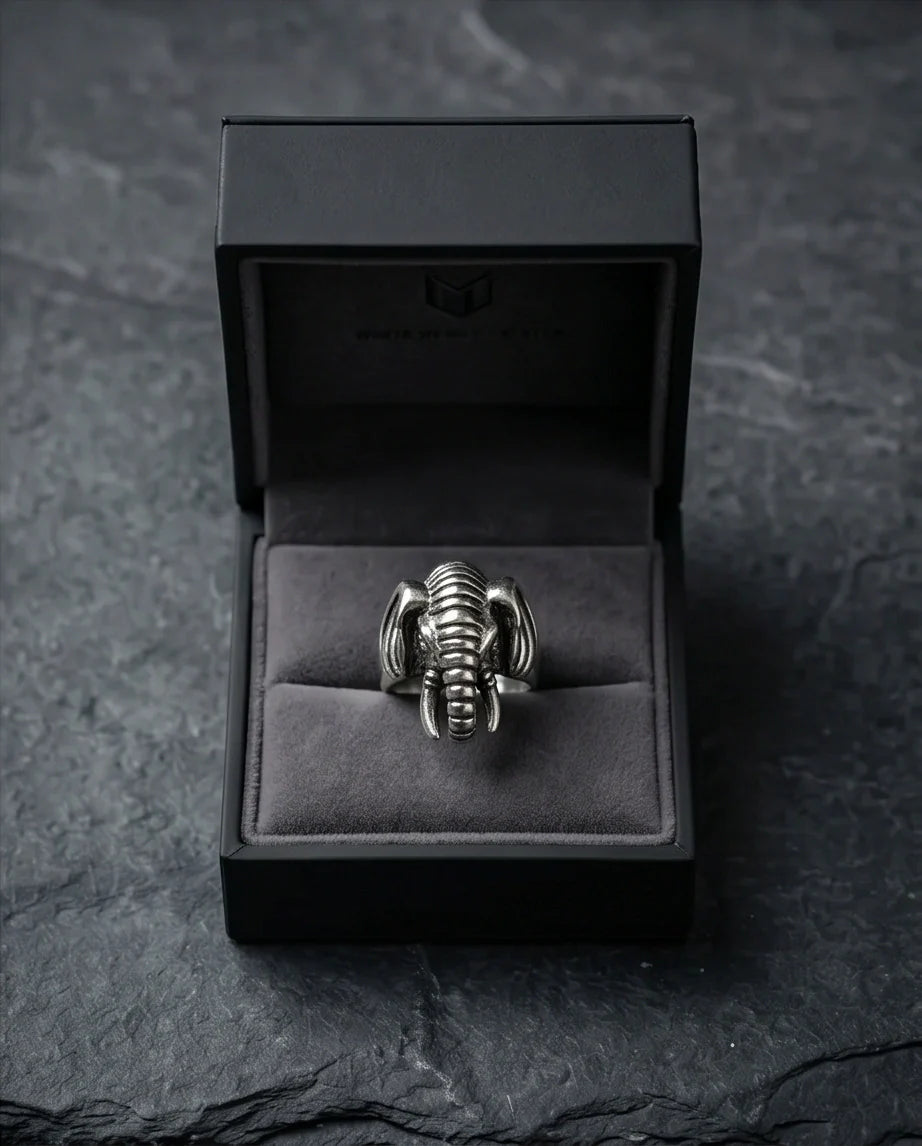 Elephant Totem Ring (often referred to as an Elephant Head Statement Ring).