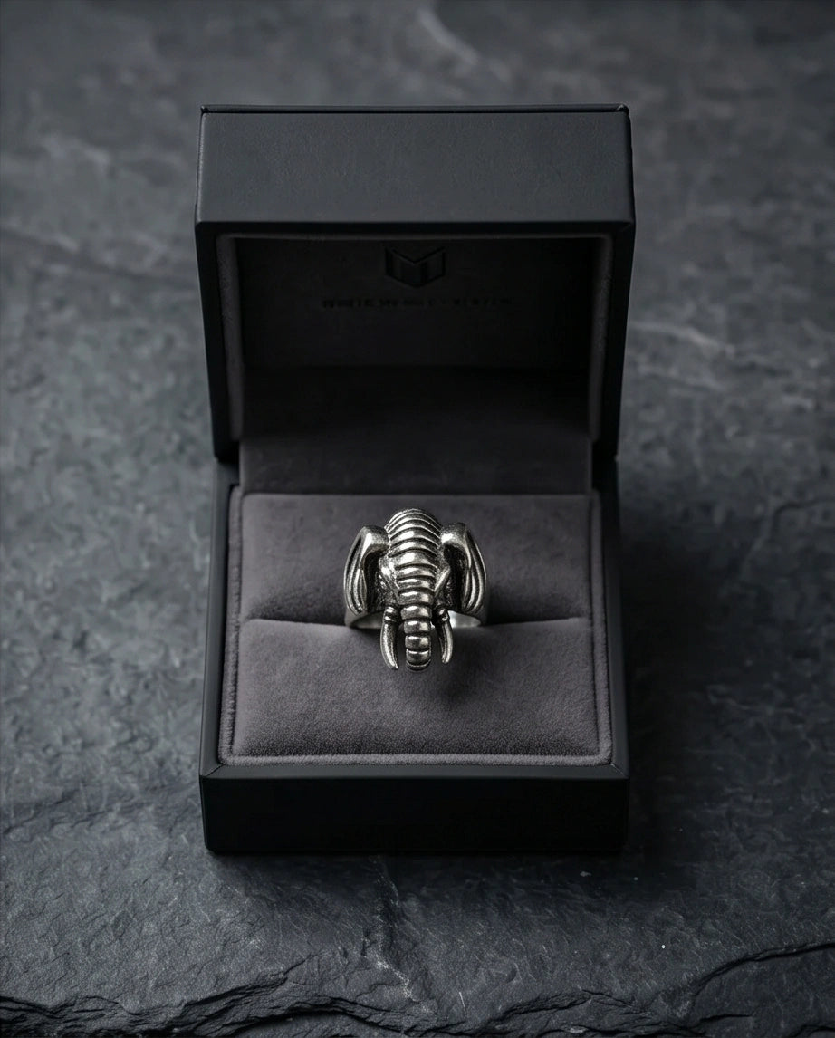 Elephant Totem Ring (often referred to as an Elephant Head Statement Ring).