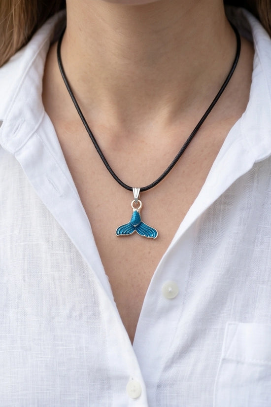 Shimmering Mermaid Tail Pendant