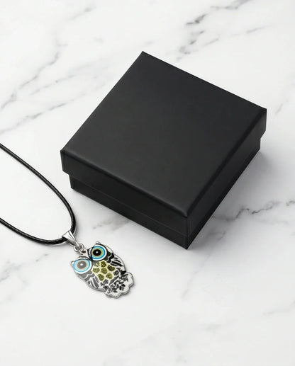 The Monochrome Owl Pendant