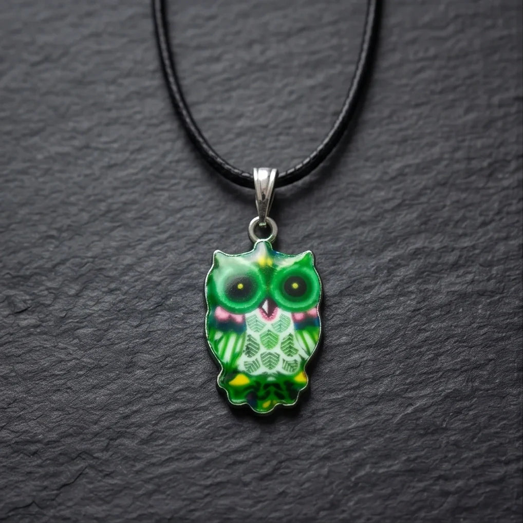The Emerald Owl Pendant