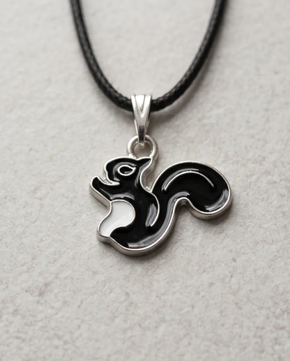 The Midnight Squirrel Pendant