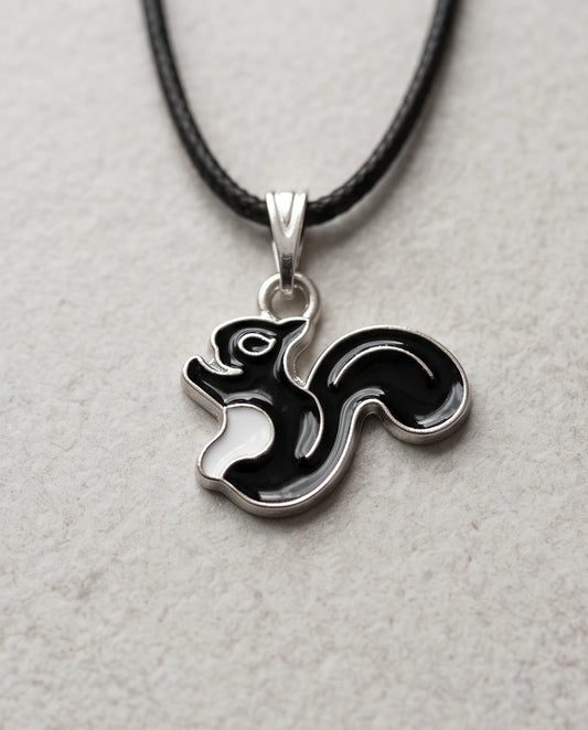 The Midnight Squirrel Pendant