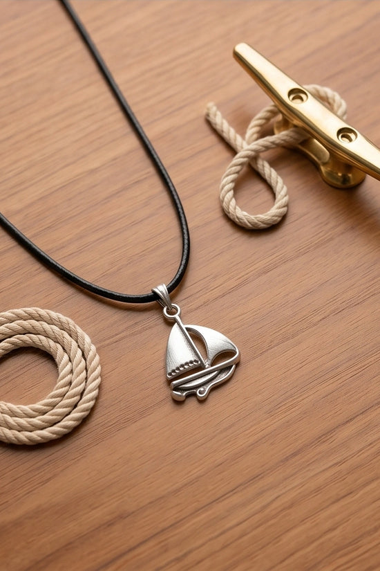 The Mariner Sailboat Pendant Necklace