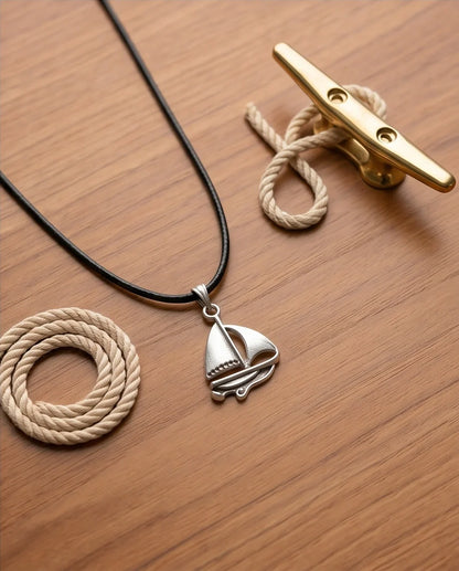 The Mariner Sailboat Pendant Necklace