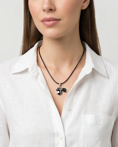 The Midnight Squirrel Pendant