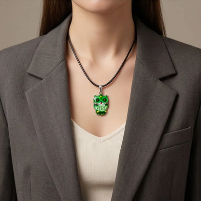 The Emerald Owl Pendant