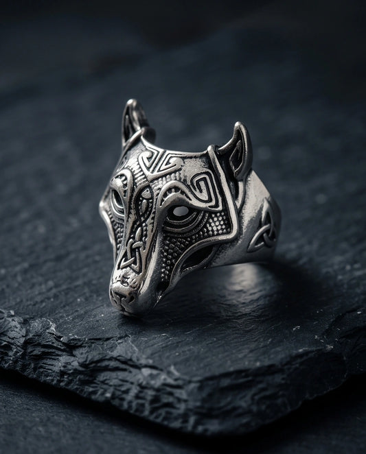 Wolf Ring (often associated with Fenrir from Norse mythology).