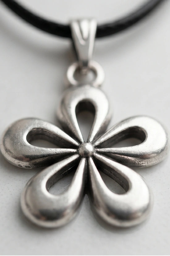 The Sakura Blossom Silver Pendant