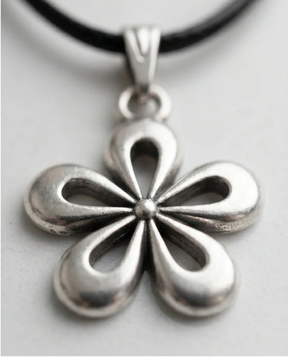 The Sakura Blossom Silver Pendant