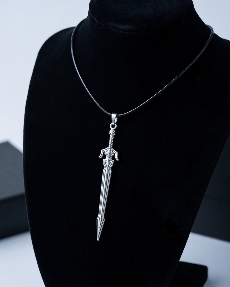 Silver Mythic Broadsword Pendant