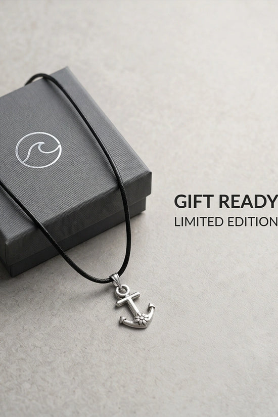 The Sunken Bloom: Vintage Anchor & Sunflower Pendant Necklace