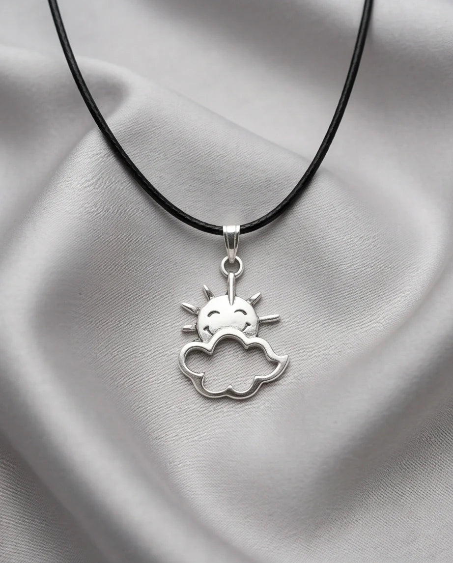 The Happy Sol Sun & Cloud Necklace