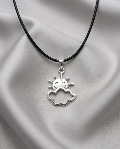 The Happy Sol Sun & Cloud Necklace