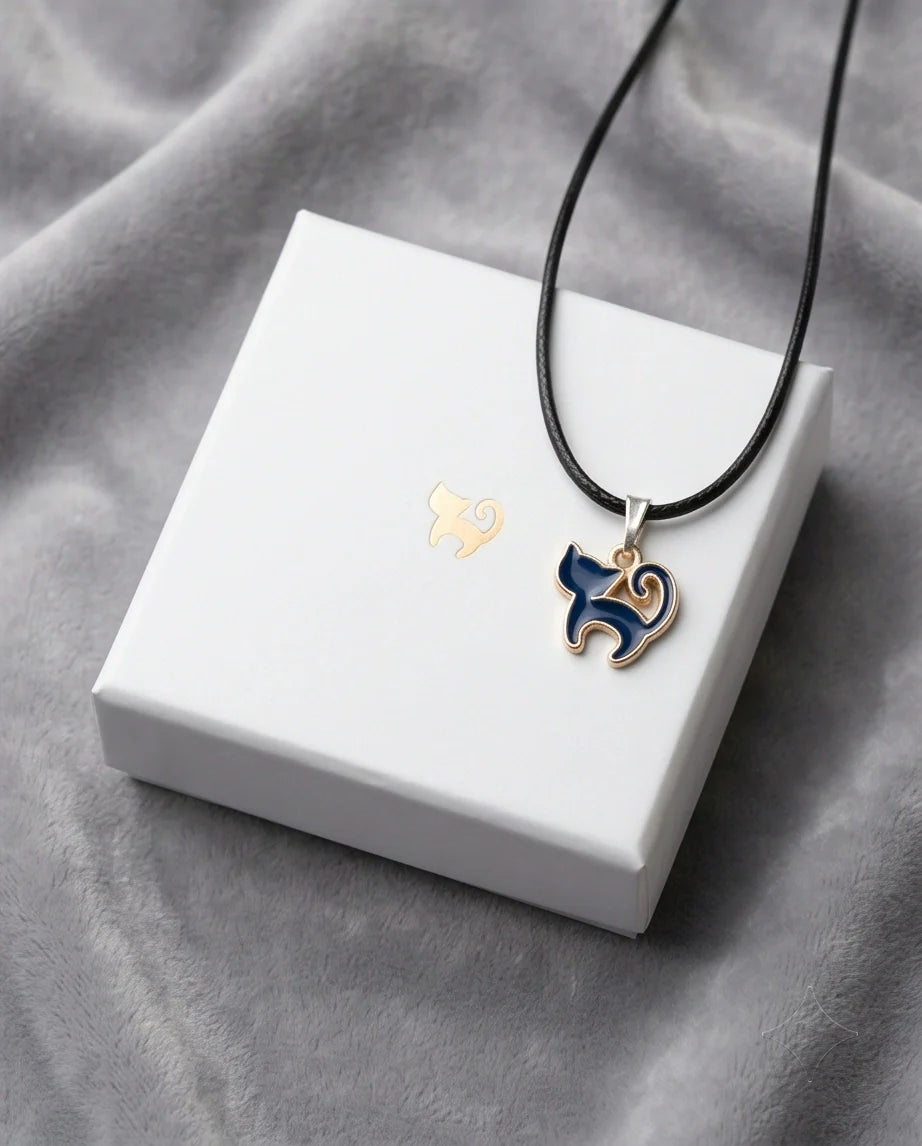 Midnight Mystique Cat Pendant