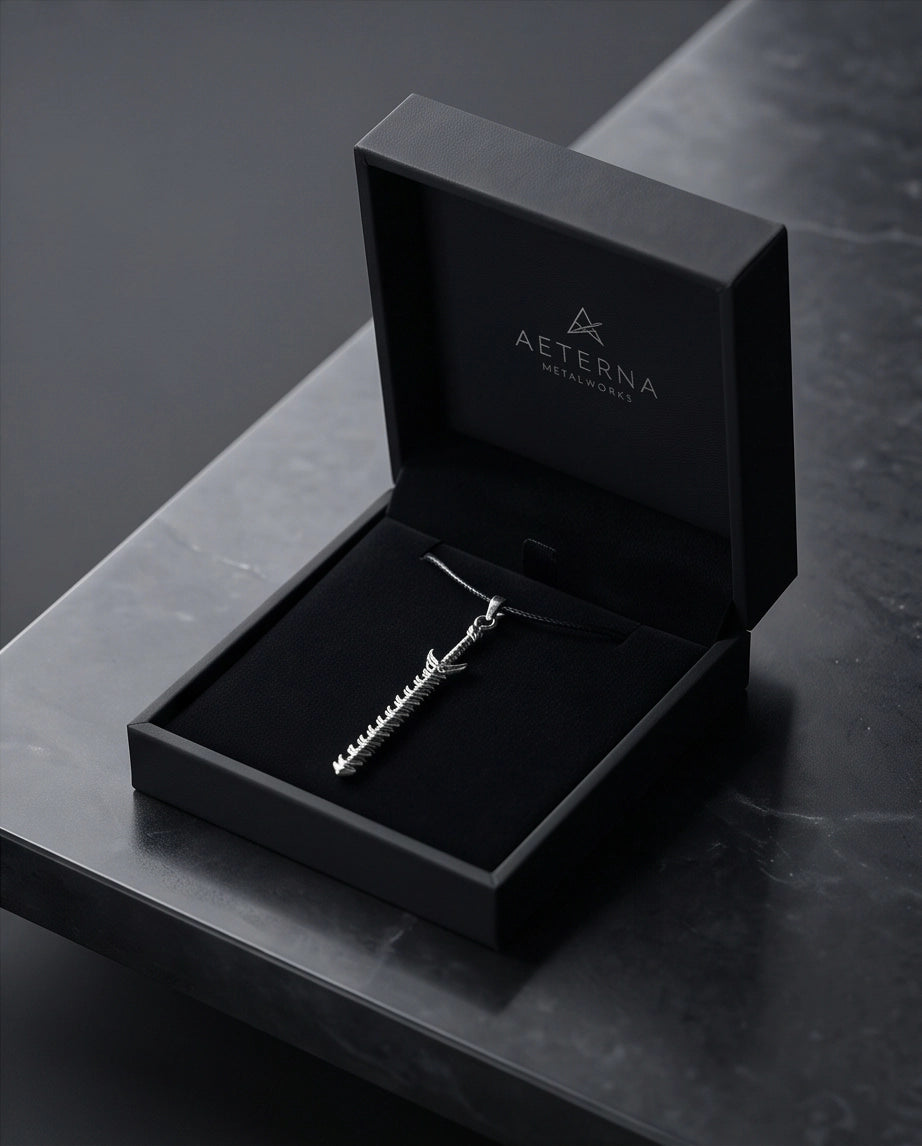 Dragon Spine Sword Pendant Necklace