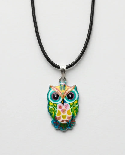 The Azure Owl Pendant