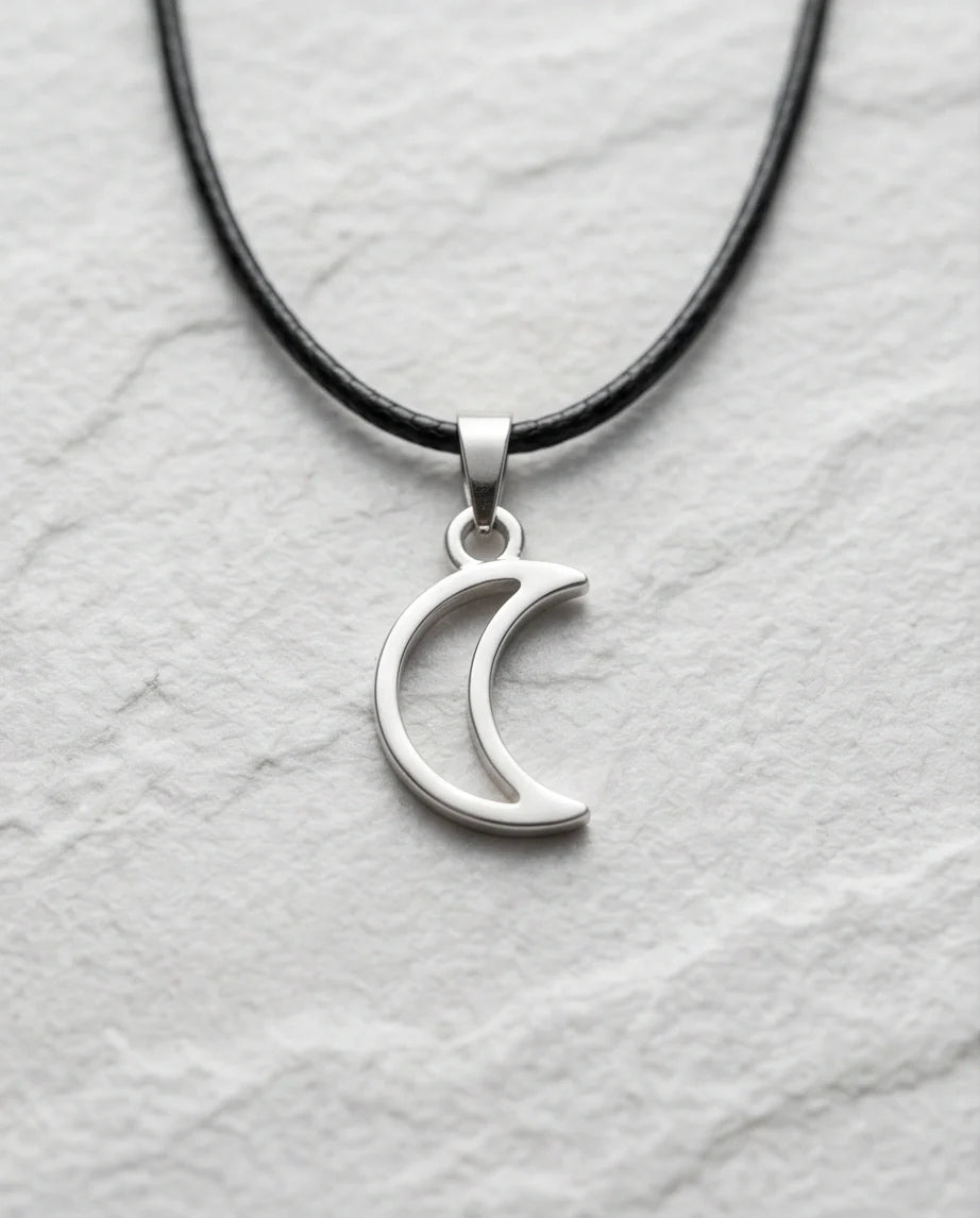The Luna Minimalist Crescent Moon Necklace