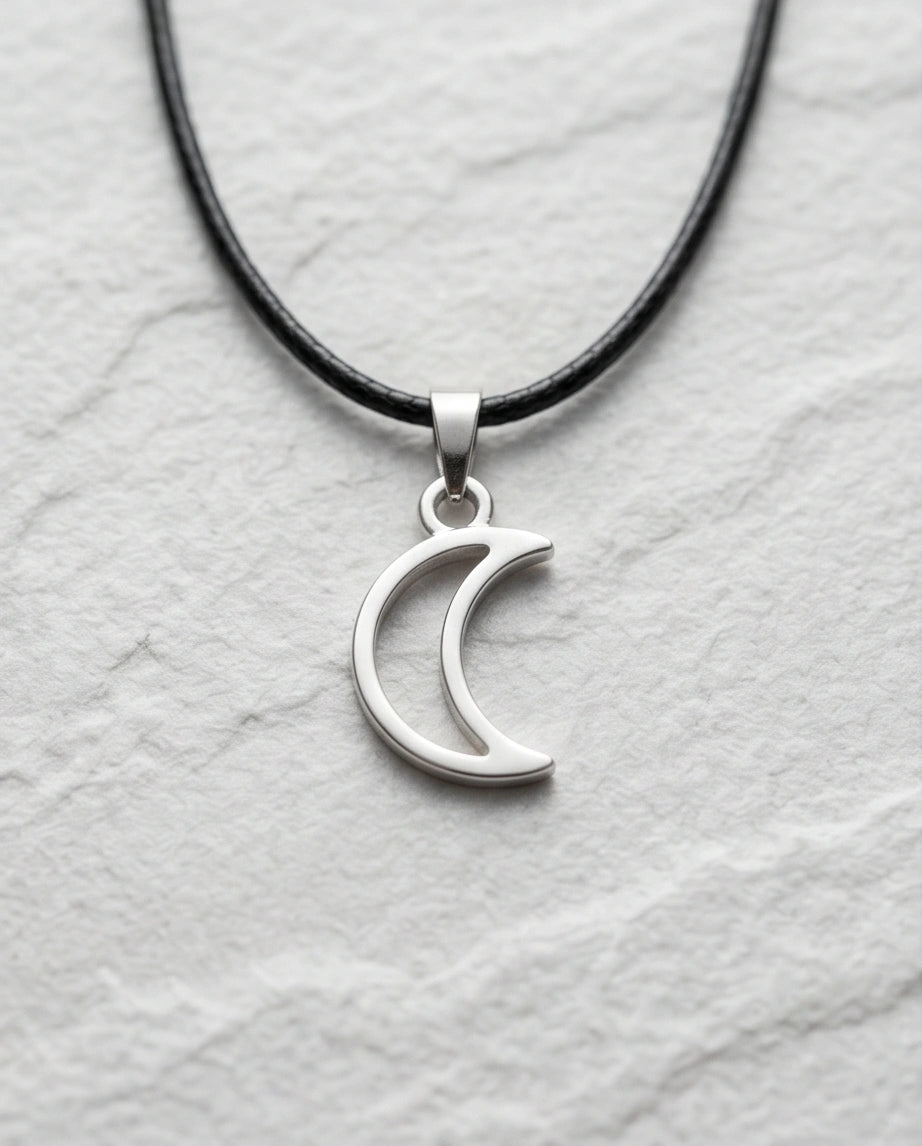 The Luna Minimalist Crescent Moon Necklace