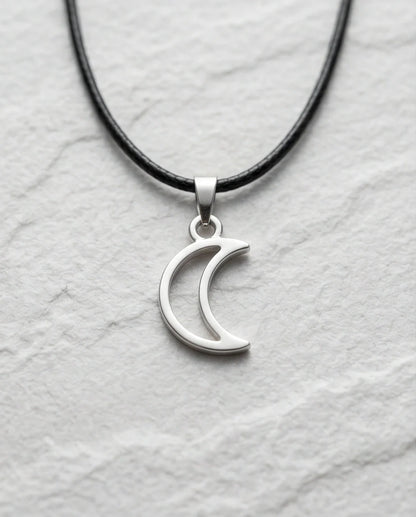 The Luna Minimalist Crescent Moon Necklace
