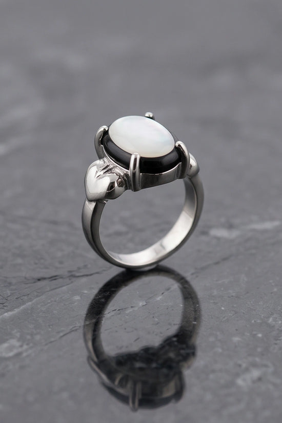 Iridescent Eclipse Statement Ring