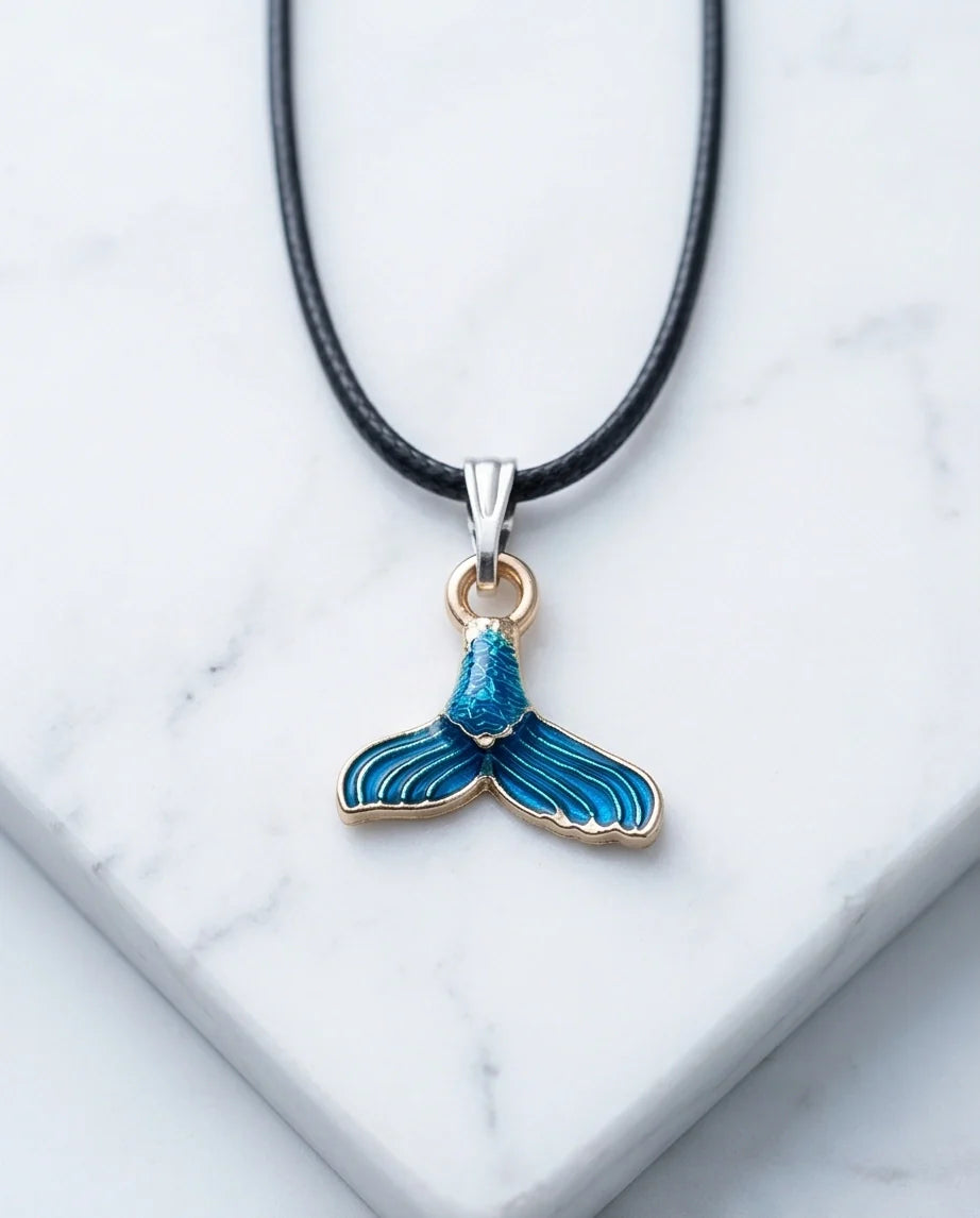 Shimmering Mermaid Tail Pendant
