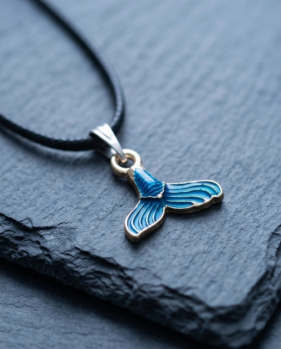 Shimmering Mermaid Tail Pendant