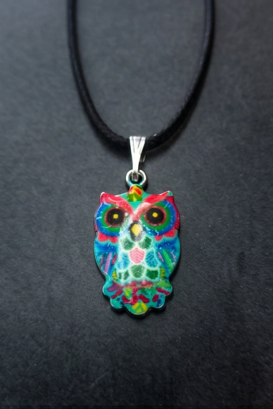 The Mosaic Owl Pendant