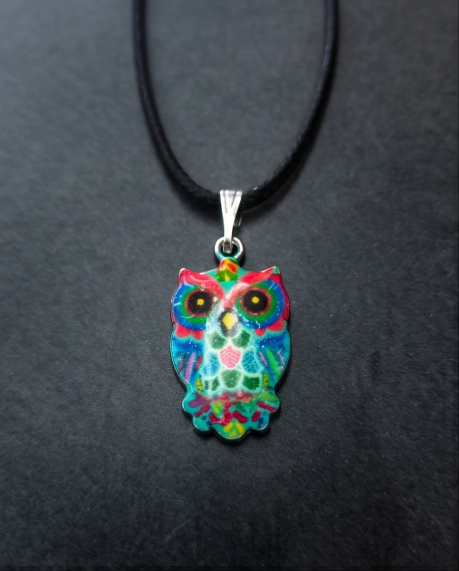 The Mosaic Owl Pendant
