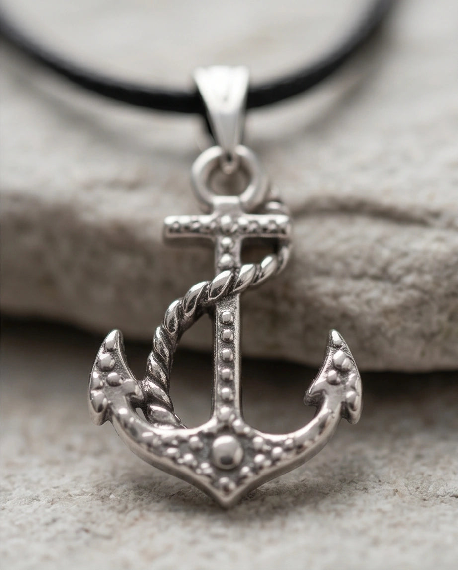 The Mariner’s Rope Anchor Necklace