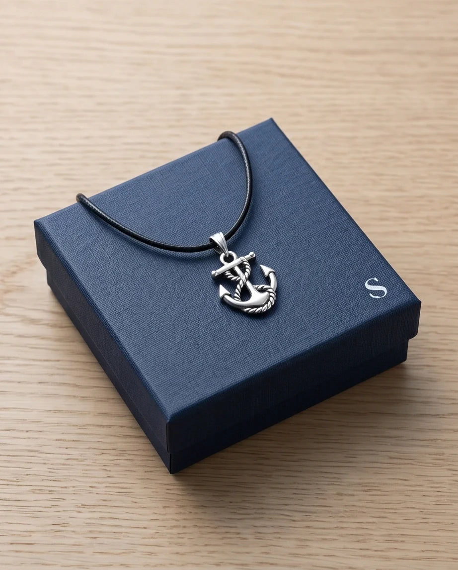 The Deep Sea Fouled Anchor Necklace