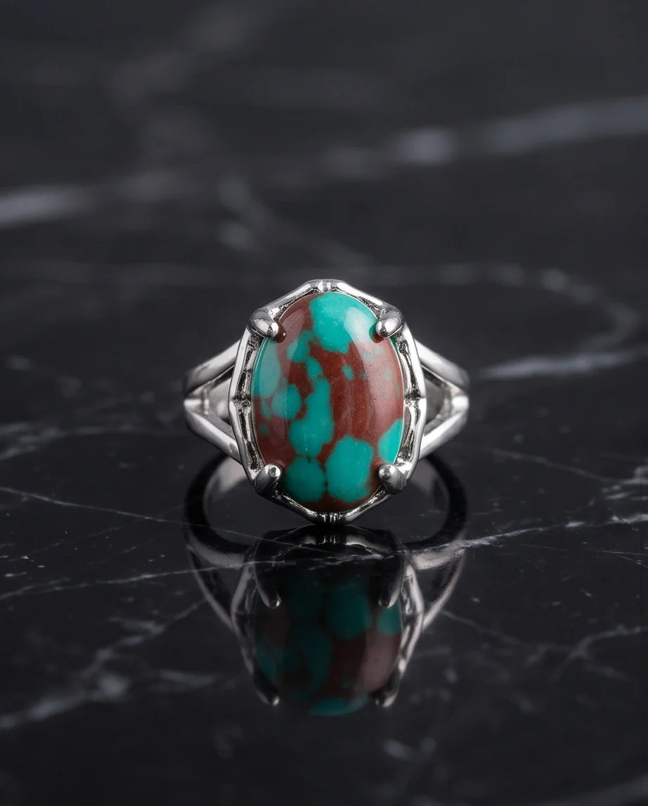 Ocean Matrix Turquoise Statement Ring