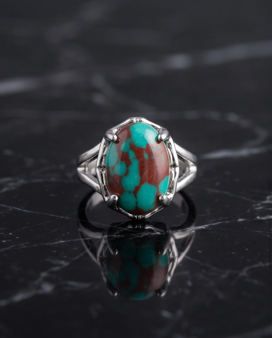 Ocean Matrix Turquoise Statement Ring
