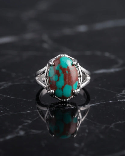 Ocean Matrix Turquoise Statement Ring