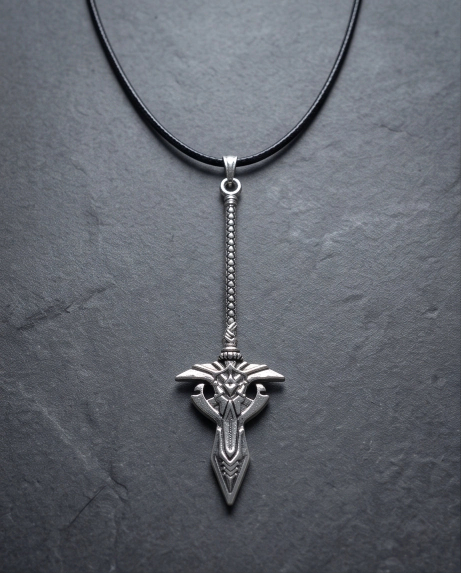 Gothic Rune Sword Dagger Pendant