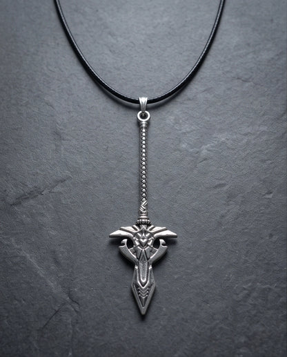 Gothic Rune Sword Dagger Pendant