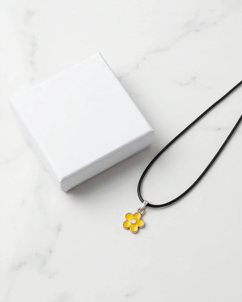 Sunflower Petal Blossom Choker