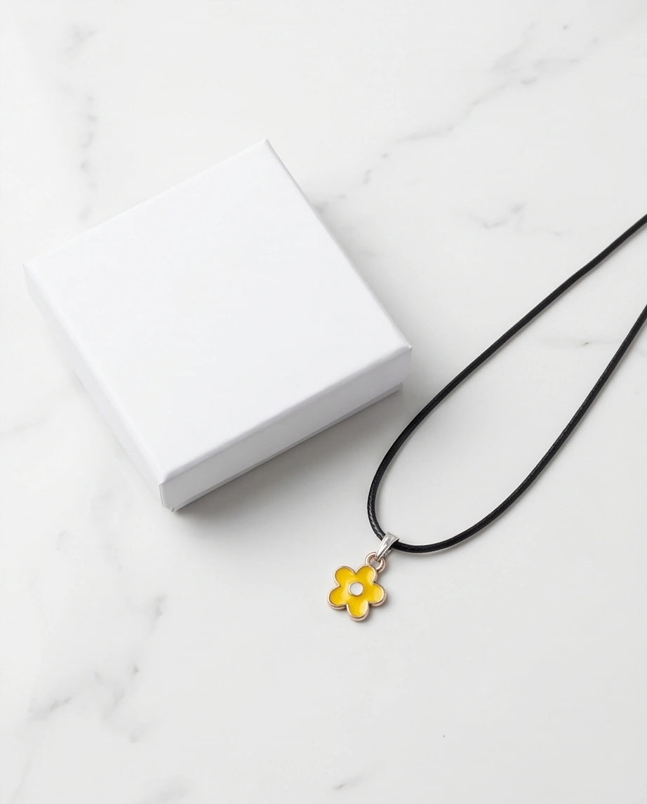 Sunflower Petal Blossom Choker
