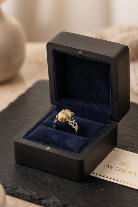 Vintage Filigree Wildstone Ring