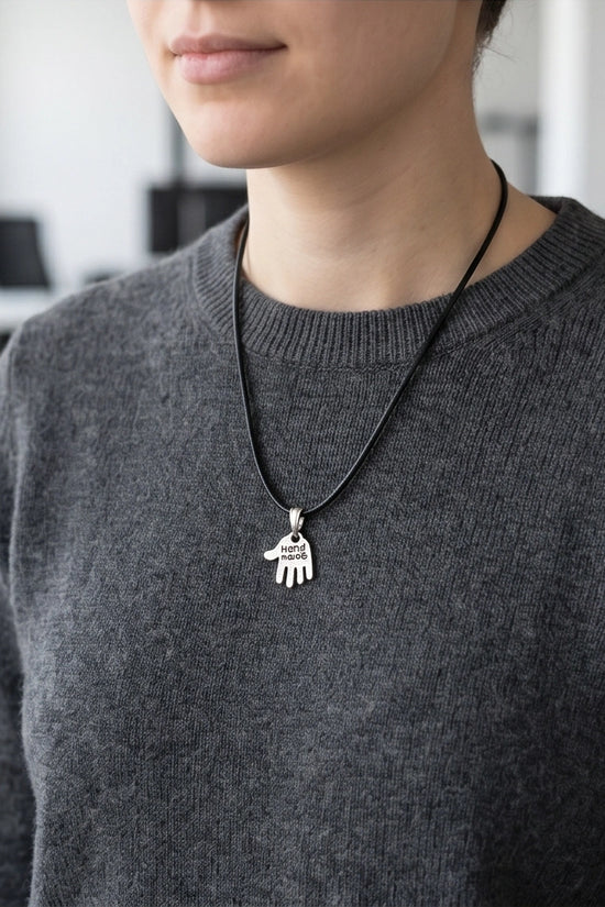 Silver Hand Made Pendant Necklace