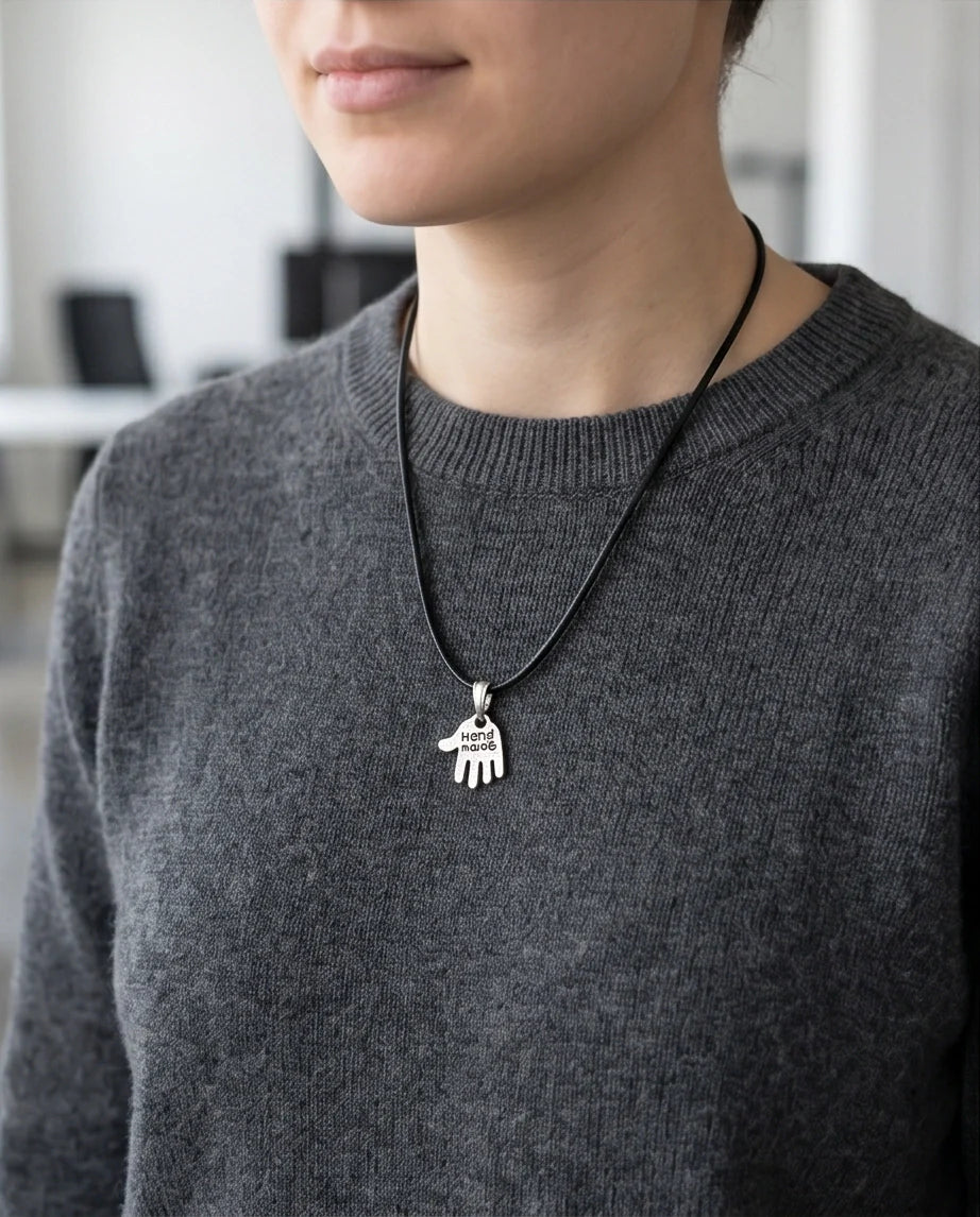 Silver Hand Made Pendant Necklace
