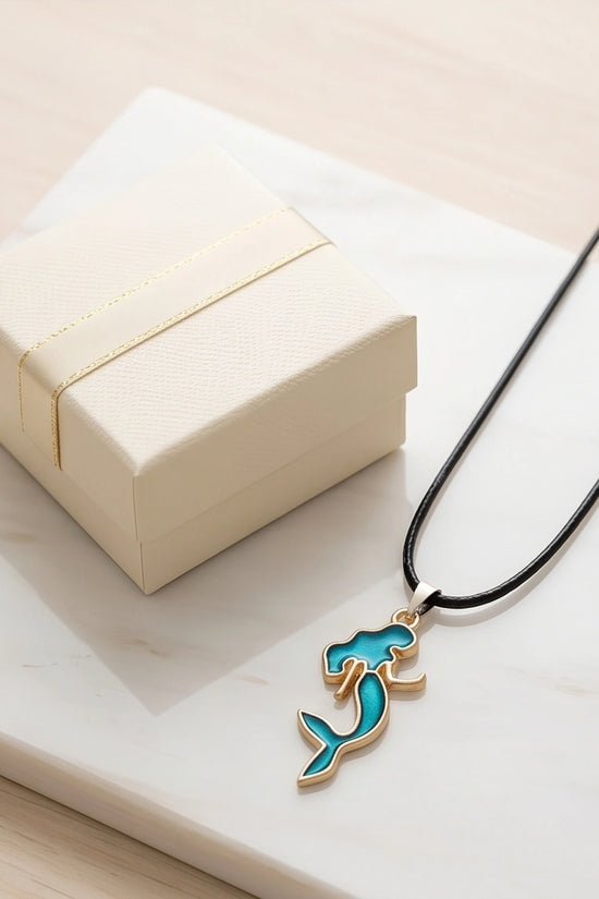 Teal Mystic Mermaid Pendant