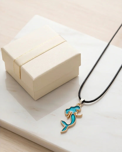 Teal Mystic Mermaid Pendant