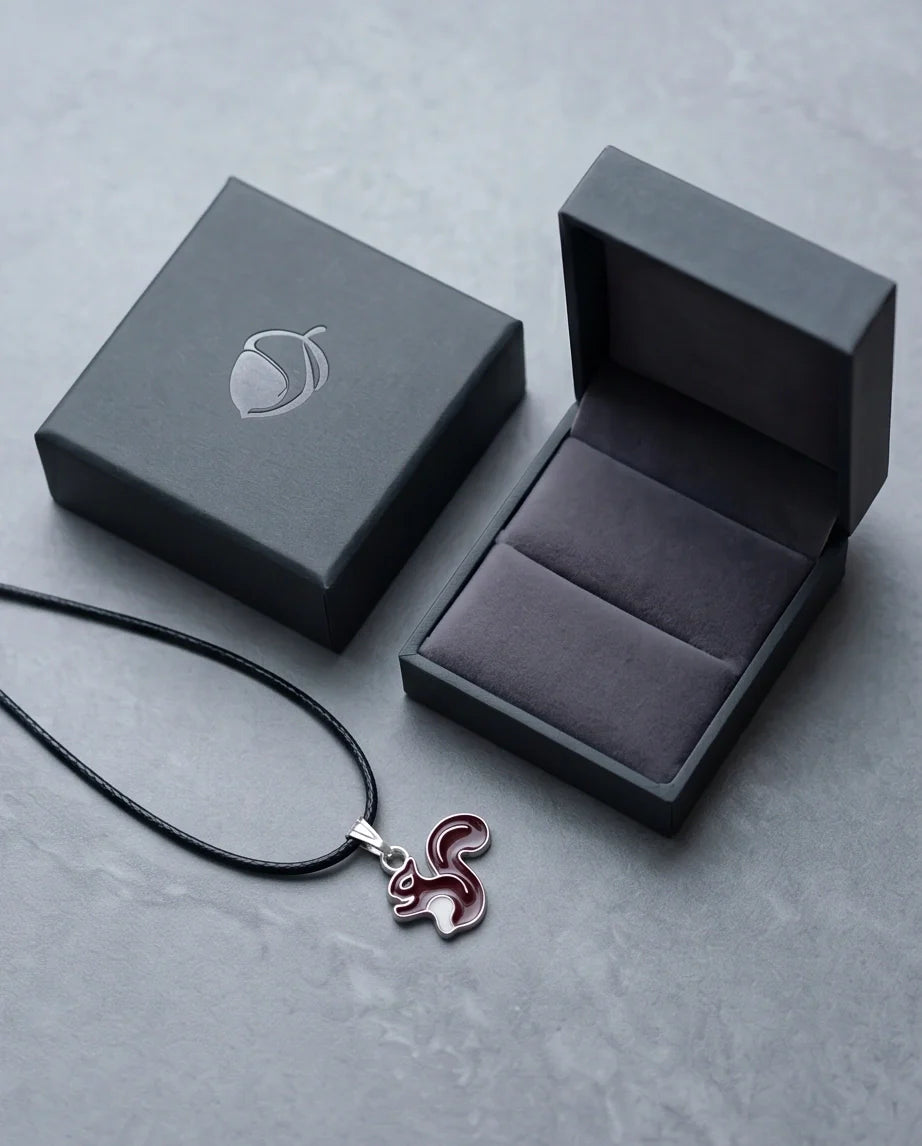 The Walnut Squirrel Pendant