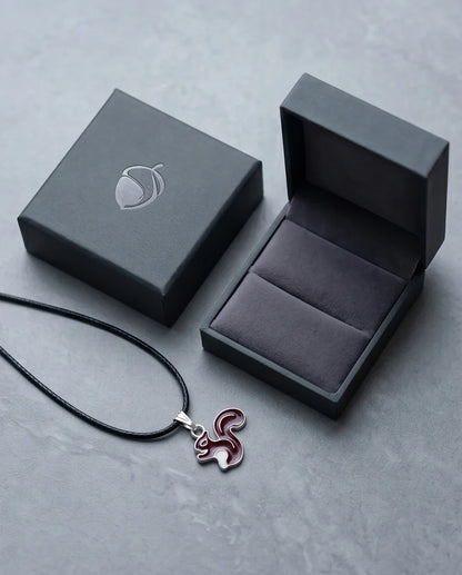 The Walnut Squirrel Pendant