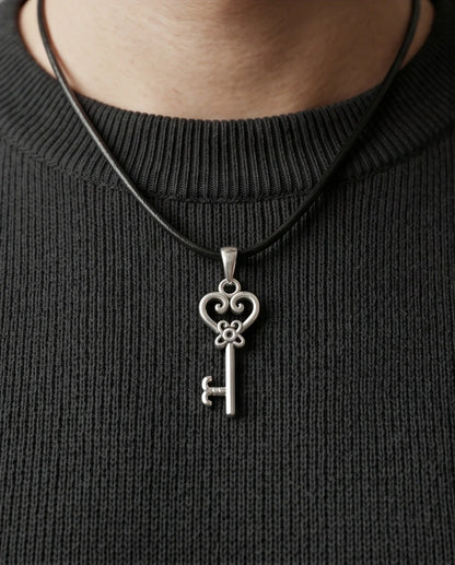 The Secret Garden Heart Key Necklace