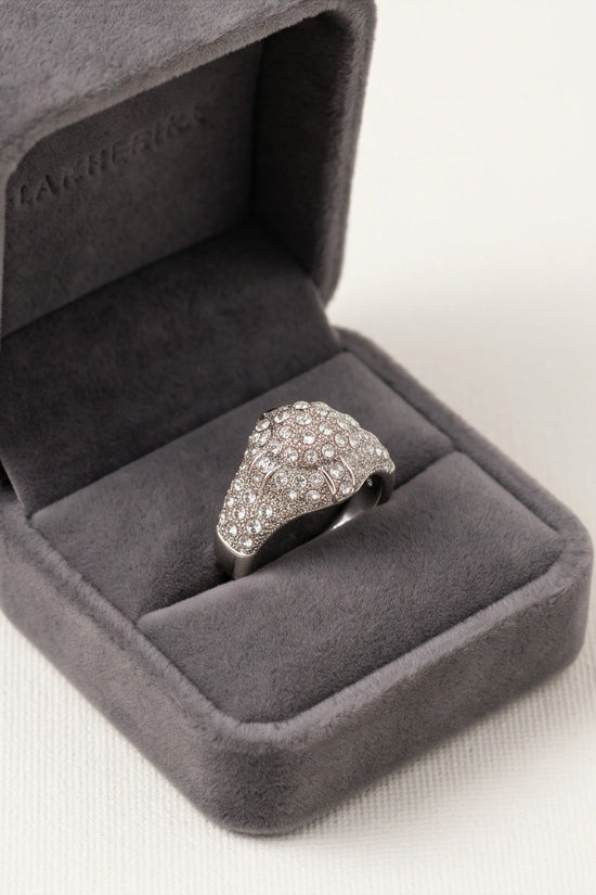 Sovereign Diamond Pave Dome Ring